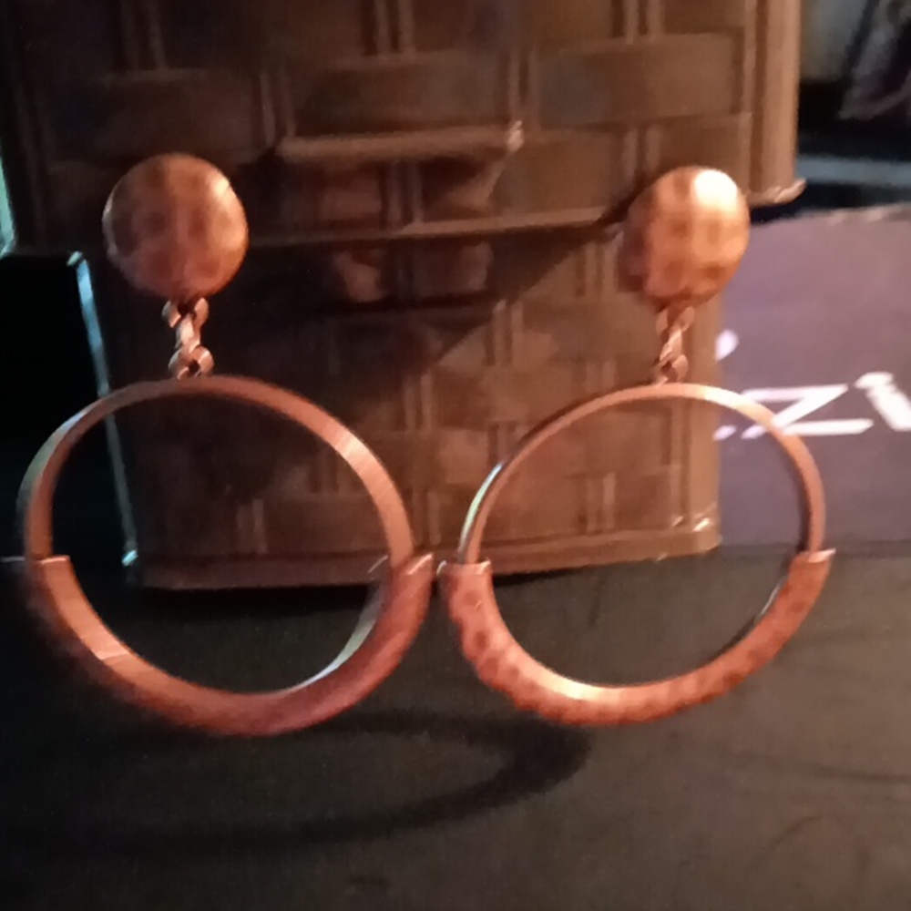 Paparazzi Gold Hoop Earrings Modern Design